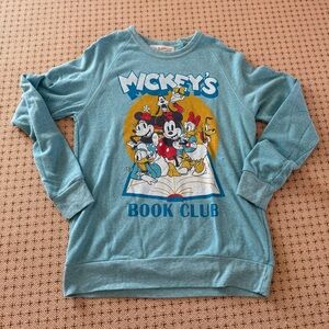 EUC Out of Print Mickey's Book Club Sweatshirt